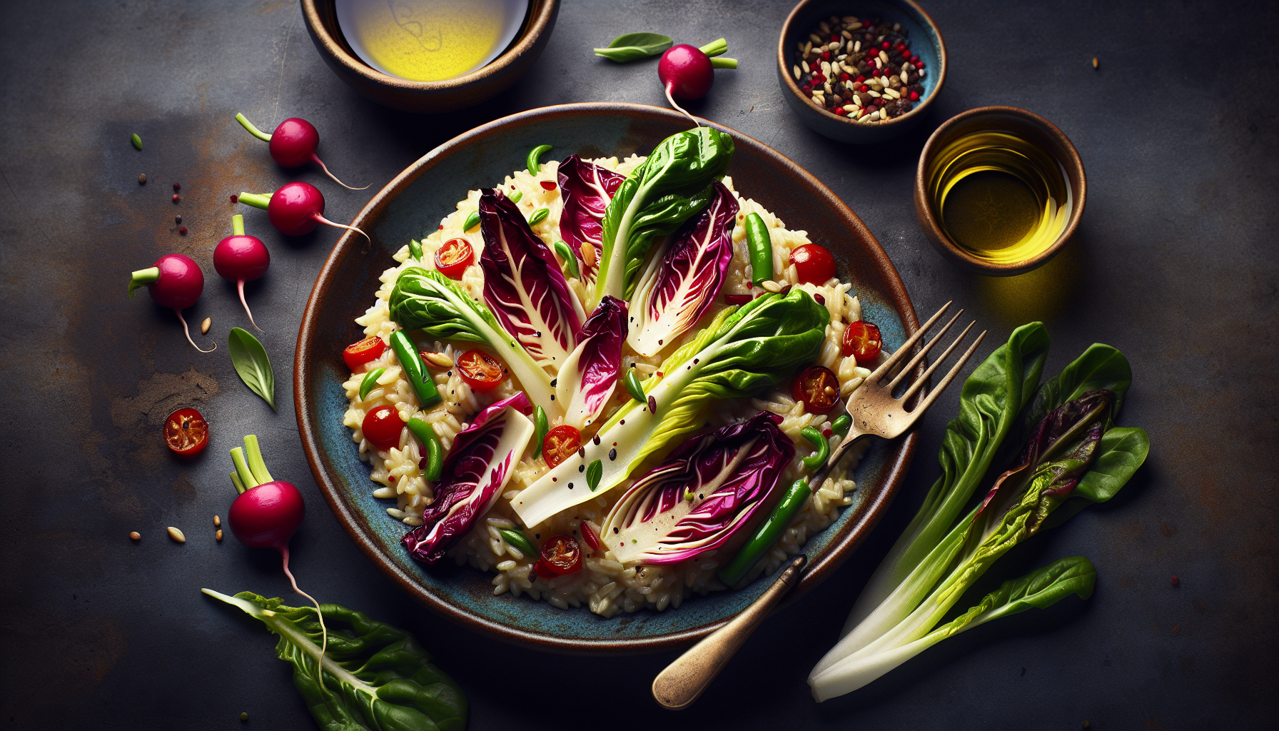 risotto con radicchio